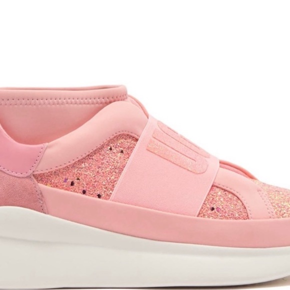 NIB Ugg Womens’s Neutra Chunky Glitter Sockliner Sneaker - Size 10 - Picture 3 of 9